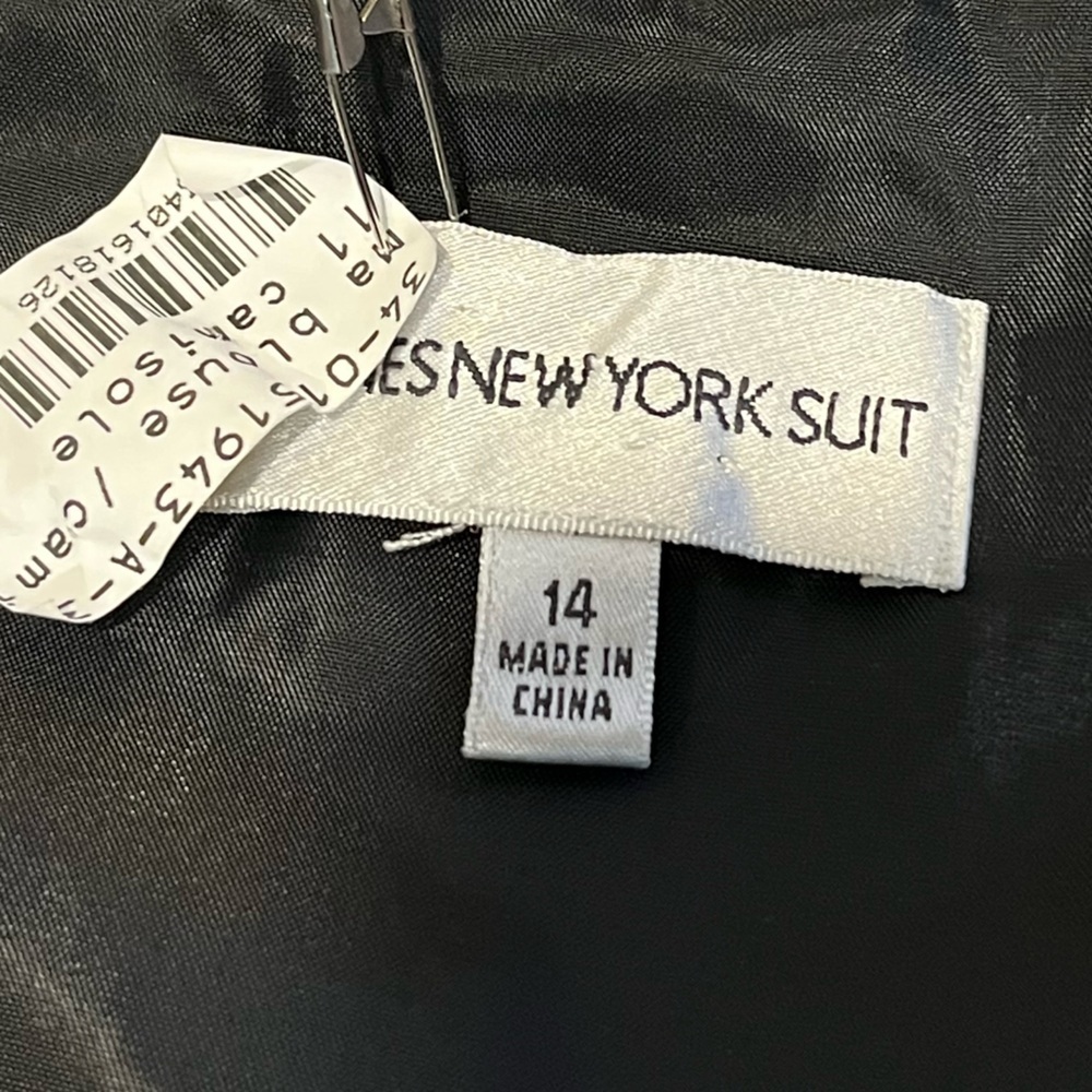 JONES NEW YORK Silver Gray Two-Piece Suit Set – Size 14 - Picture 5 of 12
